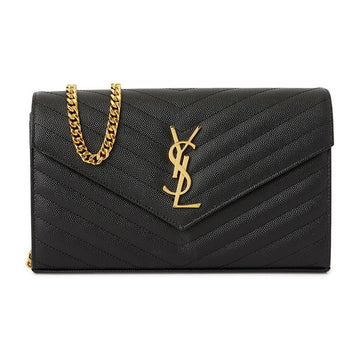 SAINT LAURENT カサンドラ レディース チェーンショルダーバッグ 377828 BOW01 1000 27587873