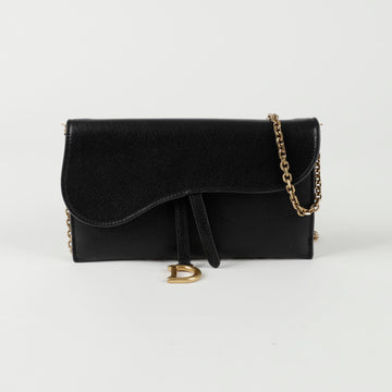 DIOR S5614CCEH Saddle Chain WOC Crossbody Bag 144097495