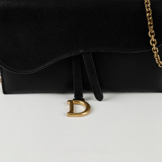 Dior S5614CCEH Saddle Chain WOC Crossbody Bag 144097495 [P]