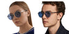 Gucci Sunglasses GG0944SA 004 Blue Luxury Logo Pattern 62831846 [P]