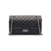 CHANEL A37586 Black Vintage 2.55 Flap Small Chain Shoulder Bag (29 Series) 144188098 [P]