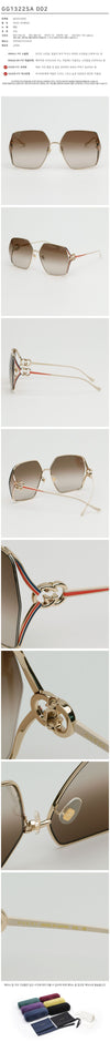 GUCCI サングラス GG1322SA ビッグサイズ オーバーフィット バタフライ 126840413 [P]