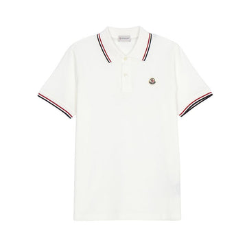 Moncler Kids Collar Short Sleeve T-Shirt 8A00003 89ALK 034 6A8A10A 144219340