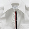 THOM BROWNE Damenhemd mit drei Streifen aus Grogant Popeline 144253592 [P]