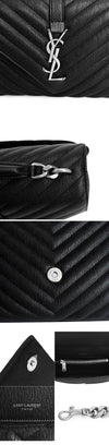 Saint Laurent Cassandra Monogram Matelassé Medium Chain Satchel Shoulder Bag 145965951 [P]