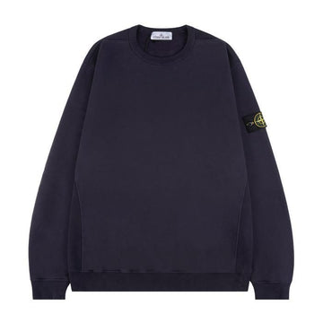 STONE ISLAND Wappen Patch gebrushtes Bio-Baumwoll Sweatshirt 6100028 S0A20 V0026 143915686