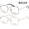 BALLY Brille BY5001D Luxus Übergröße Rechteck Leichte Metallfassung Asiatische Passform 123789039 [P]