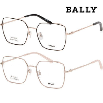 BALLY メガネフレーム BY5001D ラグジュアリー オーバーフィット 四角 軽量 メタルフレーム アジアフィット 123789039
