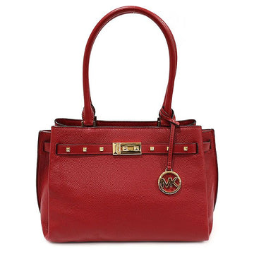 MICHAEL KORS 38H9CADS2L スカーレットレッド ペブルレザー エディソンミディアム サッチェルショルダーバッグ 144259587