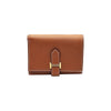 HERMES H082875CC37 Geldbörse aus Gold mit kompaktem Hardware für Damen und Herren 144268249 [P]