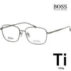Hugo Boss Titanium Eyeglass Frame BOSS1297F R81 Metal Ultra-Light Asian Fit 63624580 [P]