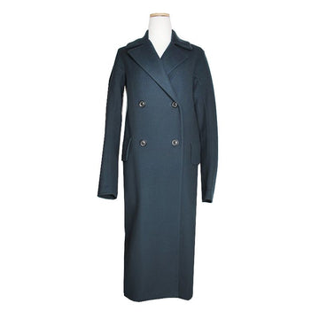 JIL SANDER ジル・サンダー ダスティブルー ダブルボタン ウール ロングコート 44 144311252