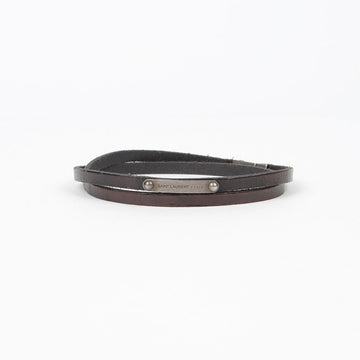 SAINT LAURENT ダブルラップロゴブレスレット 144119477