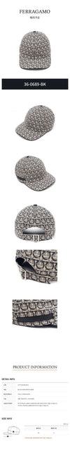 SALVATORE FERRAGAMO ベースボールキャップ 36-0689-BK 725861 62851808 [P]