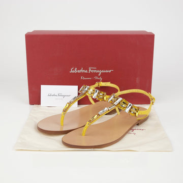 SALVATORE FERRAGAMO Gelsino Strap Sandalen 7.5 144116435