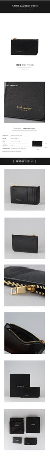 Saint Laurent Classic Card Holder 609362 H3Z0W 1000 125241233 [P]