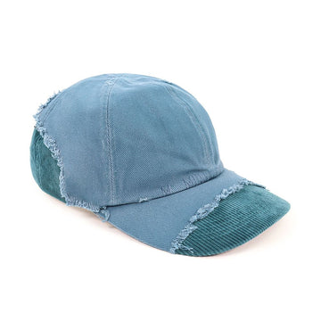 MAISON MIHARA YASUHIRO Mihara Yasuhiro Crushed Detail Baseballcap BLUE A13AC401 141810788