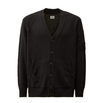 CP COMPANY Lenzen Wappen Cardigan 17CMKN048A 110149A 999 122224448