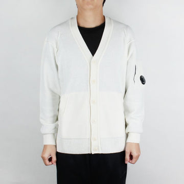 CP COMPANY レンズワッペンVネックカーディガン 17CMKN048 A110149A 103 117008925