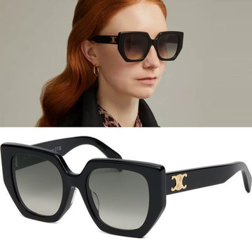 CELINE Triofe Sonnenbrille CL40239F Asian Fit Schmetterling Rahmen 123850704