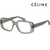 CELINE Brille CL50143I 020 Luxus Mode Transparent Bold Quadratisch Hornrahmen 140564312 [P]