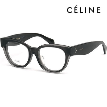 CELINE CL50015F 020 ラウンド クリア グレー キャットアイ ファッション アジアフィット 136219886