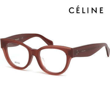 CELINE Brille CL50015F 066 Asian Fit Rot Cat Eye Rund Mode Luxus Acetat 136219883