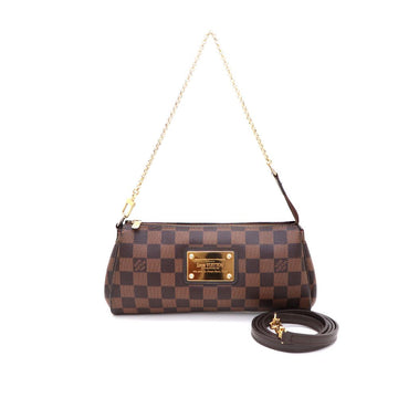 LOUIS VUITTON N55213 Damier Eben Eva Clutch Schultertasche Crossbody Bag 56746261 144383147