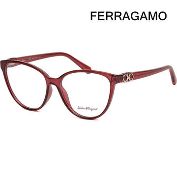 Salvatore Ferragamo SF2901 612 Fashion Cat Eye Transparent Red Luxury Daily 140228597