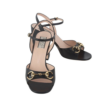 GUCCI Horseshoe Mid-Heel Strap Sandalen 36 35753Y-2 144396947