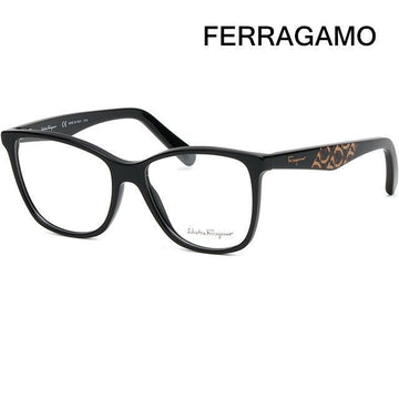 SALVATORE FERRAGAMO Brille SF2903 001 Cat-Eye Rahmen mit Logo 75794622