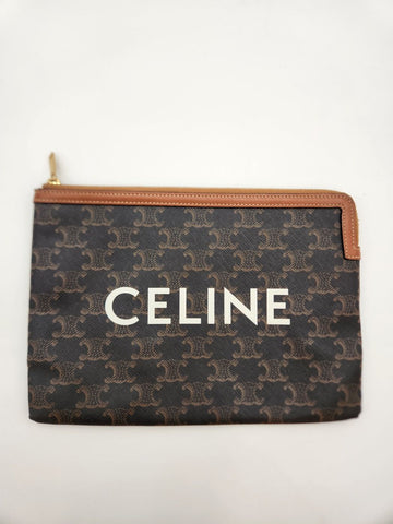 CELINE Trierp Canvas Small Pouch Zustand A 144518874