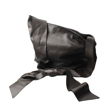 OTHER BRAND アトリエ・パリジャン ディープブラウン カーフスキン ビッグショルダーバッグ 144522160