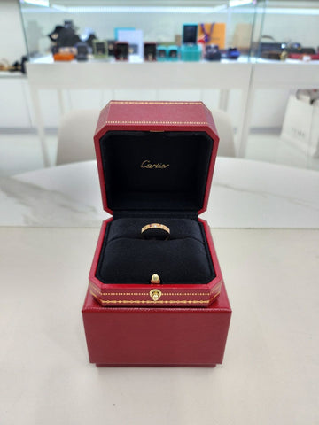 Cartier Ring 1p Diamond Wedding Ring Pink Gold 49 2023 B4086400 144562345