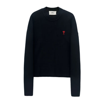 AMI 25SS Heart Logo Round Knit UKS046 144566144