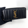 Saint Laurent Viki Monogram Long Wallet Black (553702) 144574235 [P]