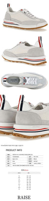 THOM BROWNE ナイロンテックランナースニーカー FFD054A 06552 100 48463290 [P]
