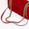 GUCCI Marmont Rot Wildleder Kleine Schultertasche 443497 144588791 [P]