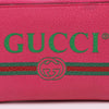 GUCCI Vorderer Weblogo Pink Reißverschluss Kartenetui 496319 144590280 [P]