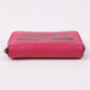 GUCCI Vorderer Weblogo Pink Reißverschluss Kartenetui 496319 144590280 [P]