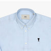 AMI Small Heart Logo Oxford Shirt 144591813 [P]