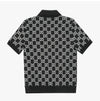GUCCI Jacquard-Woll-Polo Damen Kurzarm-T-Shirt 814273 XKEJP 1070 144594192 [P]