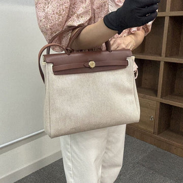 HERMES エルベ PM トートバッグ デイリー クロスバッグ 名品鑑定書 SS250827-01 144595743