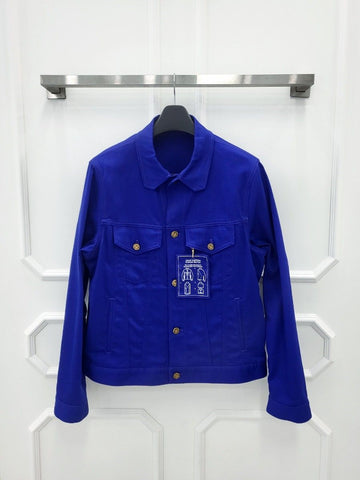 LOUIS VUITTON Blaues DNA Denim-Jackett 52 1AA5GQ 144596175