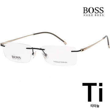Hugo Boss Titanium Rimless Eyeglasses BOSS1266B 003 63624588