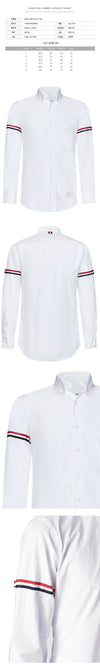 Thom Browne 25SS Armband Classic Poplin Shirt White stamp: MWL150E 03113 100 136177851 [P]