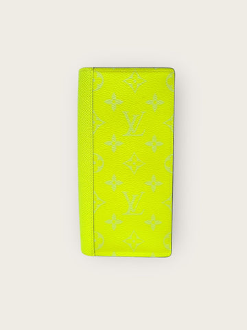 LOUIS VUITTON ライム モノグラム ブラザ ウォレット 長財布 144668160