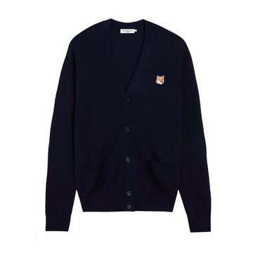 Maison Kitsune Fox Head V-Neck Cardigan P480 P480 50465684