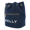 BALLY Mini Bucket Bag mit Logo-Print aus Denim, WLO05OCV034 I5G6O 144670579 [P]