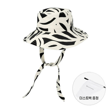 Helen Kaminski Malibu Print Black Coconut Bucket Hat HAT51925 BKCO 144698543